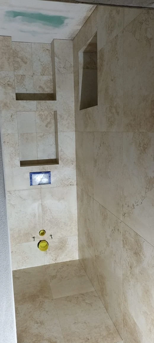 Detail sprchového kúta